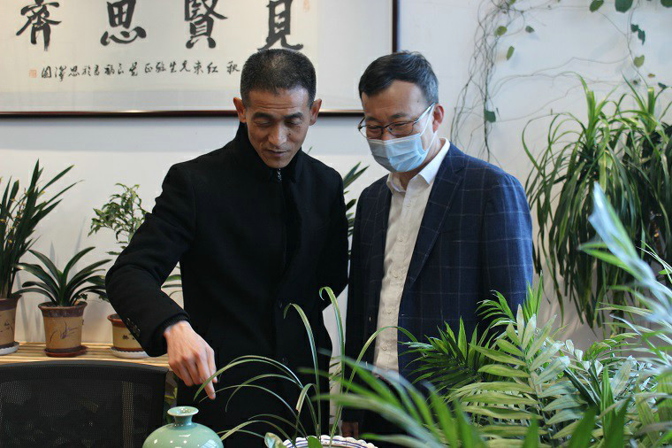 温州市退役军人事务局局长来访厚成